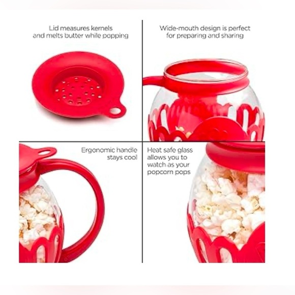 Ecolution Patented Micro-Pop Microwave Popcorn Popper - Picture 3 of 6